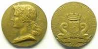 Münzen jeton Numismatik der Sparkassen La Rochelle rond en bronze 29mm SUP -