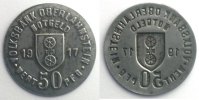 Münzen 50 Pf Oberlahnstein (Hessen-Nassau) Volksbank TTB+ -