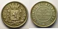 Münzen jeton rond en argent Numismatik der Sparkassen Saint-Brieuc 28mm SUP -