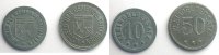 Münzen Tailfingen (Württemberg) Gemeinde 10, 50 (Pf) TTB -