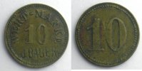 Münzen KNEUTTINGEN (Knutange) (57) J. Bauer 10 ( pf ) Lt,R 18,5 mm TTB -