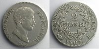 Münzen 2 Francs G.496 Napoléon empereur, tête nue (Limoges) TB+/TTB -