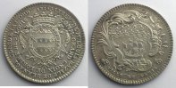 Münzen jeton rond en argent Jetons des alten Regims Prévôts des Marchands Louis Bazile de Bernage TTB+ -