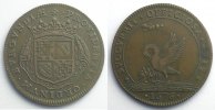 Münzen jeton rond en cuivre Jetons des alten Regims Bourgogne Jeton des états, II° période TTB -