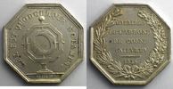 Münzen Jeton Numismatik des französischen Notariates Cosne octogonal en argent SUP -