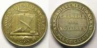 Münzen Jeton rond en argent Numismatik des französischen Notariates Arras SUP -