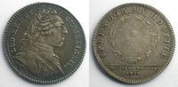 Münzen jeton rond en argent Jetons des alten Regims Batiments du Roi Louis XV TTB -