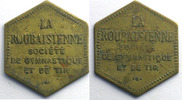 Münzen ROUBAIX (59) La Roubaisienne Société de Gymnastique et de Tir Lt,6 21 mm TB+/TTB -