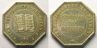 Münzen Jeton Numismatik des französischen Notariates Béthune octogonal en argent SUP -