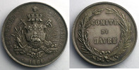 Münzen Jeton rond en argent Numismatik der Versicherungsgesellschaften Comité du Hâvre 36mm Maritime TTB+ -