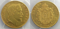 Französischen gold Münzen 1866 A (Paris) PCGS-AU55 TTB+/SUP