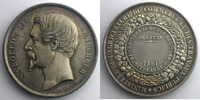 Münzen Numismatique de l'Agriculture Concours agricoles (règne de Napoléon III) CAQUE Orléans argent 41mm SUP/FDC -