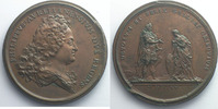 Münzen bronze Medaillen von Ludwig XV Régence de Philippe d'Orléans Ferdinand de SAINT-URBAIN L'avènement du duc d'Orléans à la régence du Royaume 44mm SUP -