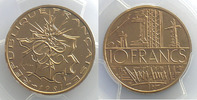 Münzen Frankreich 1959-2001 G.814P 10 Francs 1981 cupro-nickel-alu PCGS-SP67 FDC