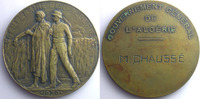 Französische Kolonialmünzen G. Beguet Centenaire de l'Algérie Médaille en bronze 60mm 1930 SUP