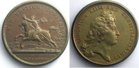Münzen bronze Medaillen von Louis XIV année MAUGER/J.B. DUFOUR Déroute du Comte de Marsin et du Prince de Ligne près de Bruges 41mm SUP -