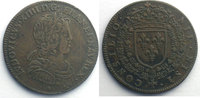 Münzen Jeton rond en cuivre Jetons des alten Regims Conseil du Roi Louis XIV TTB+ -