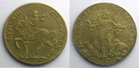 Münzen Jeton Jetons des alten Regims Louis XIV rond en laiton Louis XIV TB+/TTB -