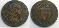 Münzen Jeton rond en cuivre Jetons des alten Regims Louis XIV module 25mm Louis XIV TTB -