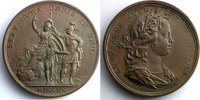 Münzen bronze Medaillen von Ludwig XV Année Roettiers/J.Duvivier L'instruction du Roi 41mm SUP/FDC -