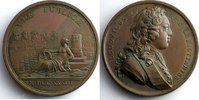 Münzen bronze Medaillen von Ludwig XV Année J.Duvivier/non signée Les grandes routes 41mm SUP/FDC -