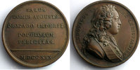 Münzen bronze Medaillen von Ludwig XV Année J.Duvivier/non signée Naissance du Duc d'Anjou 41mm SUP/FDC -