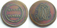 Münzen Numismatik der Bergwerken Anzin, arr. de Valenciennes SVI Cu, R 35mm TTB -