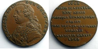Münzen Jeton rond en cuivre Herzogliche Familie von Lothringen Charles-Alexandre (fils de Léopold) 32mm TTB+ -