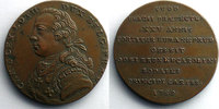 Münzen Jeton rond en cuivre Herzogliche Familie von Lothringen Charles-Alexandre (fils de Léopold) 31mm TTB+ -