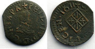 Münzen Denier Spanien Philippe III (1598-1621) VICH TB/TB+ -