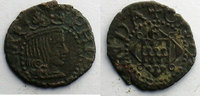 Münzen Denier Spanien Philippe III GIRONA TB+ -
