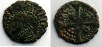 Münzen Denier Spanien Philippe III BARCELONE TB+ -