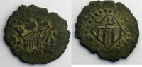 Münzen Denier Spanien Philippe III BANYOLES TB -