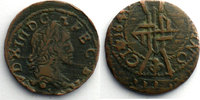 Französische königlische Münzen Duplessy 1391 Sizain BARCELONE 1641 TB+