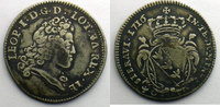 Lothringische Münzen Teston 1716 réformé (alérion en-bas à gauche de l'écu) TB+