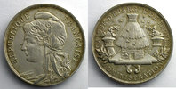 Münzen Jeton rond en argent Numismatik der Sparkassen Troyes 33mm Administration TTB+/SUP -