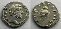 Römische Kaiserzeit Denier frappé sous Marc-Aurèle et Lucius-Vérus (Rome 161) TTB+/SUP