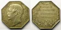Jetons und Medaillen Jeton Numismatik des französischen Notariates   Versailles     octogonal en argent   N