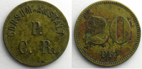 Münzen 20 Pf ROMBACH (Rombas) (57) Consum-Anstalt, P.C.R. Lt, R 23mm TTB -