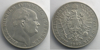 Münzen Taler Preussen, Königreich Friedrich-Wilhelm IV (1840-1861) TTB -