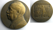 Münzen bronze Numismatique de la Ville de Paris Emile Massard Médaille en 63mm Conseiller municipal 1904-1930 SUP/FDC -