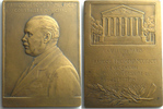 Münzen bronze Numismatique de la Ville de Paris François Froment-Meurice Plaque en 51x70mm Conseiller municipal 1890-1915 SUP/FDC -