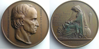 Münzen bronze Numismatik der Künste Architecture Médaille en 72mm Charles Percier SUP/FDC -
