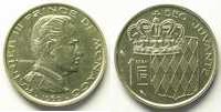 Münzen 1 Franc Rainier III (1949-2005) G.150 RAINIER III Essai en nickel SUP -
