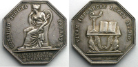 Münzen jeton Numismatique de la Justice Avoués octogonal en argent Cour d'appel à Paris TTB+/SUP -