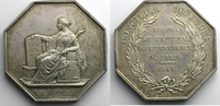 Münzen jeton Numismatique de la Justice Avoués octogonal en argent tribunal de Ière instance de Paris SUP/FDC -
