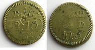Münzen Grossbritannien Georges III (1760-1820) Poids monétaire de 1/2 guinée TB+/TTB -