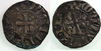 Münzen Double Tournois Philippe IV Duplessy 229 croix cantonnée d'un lis TTB -