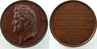 Münzen bronze Numismatique des Transports Ponts Barre Médaille en Louis-Philippe I Inauguration du Pont de la Roche Bernard (Morbihan), le 51mm TTB+/SUP -