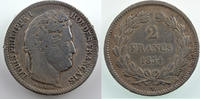 Münzen 2 Francs G.520 Louis-Philippe I (Toulouse) B/TB -